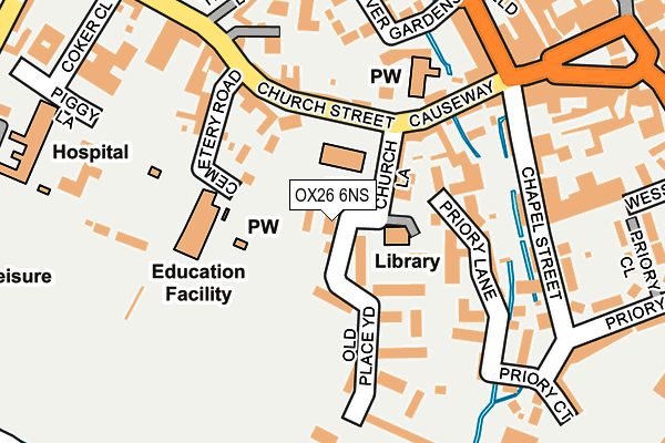 OX26 6NS map - OS OpenMap – Local (Ordnance Survey) OX26 6NS map - OS OpenMap – Local (Ordnance Survey)