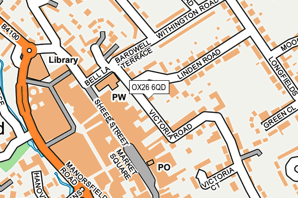 OX26 6QD map - OS OpenMap – Local (Ordnance Survey) OX26 6QD map - OS OpenMap – Local (Ordnance Survey)