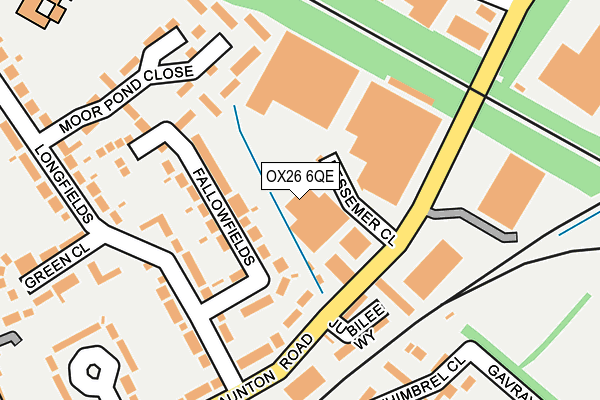 OX26 6QE map - OS OpenMap – Local (Ordnance Survey) OX26 6QE map - OS OpenMap – Local (Ordnance Survey)