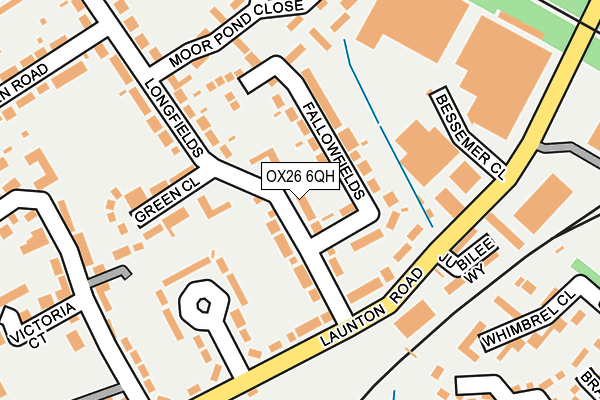 OX26 6QH map - OS OpenMap – Local (Ordnance Survey) OX26 6QH map - OS OpenMap – Local (Ordnance Survey)