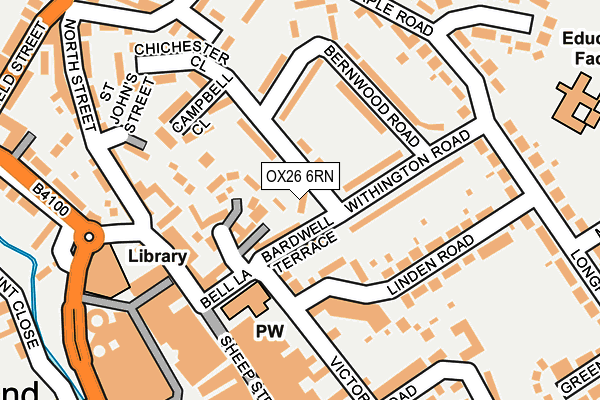 OX26 6RN map - OS OpenMap – Local (Ordnance Survey) OX26 6RN map - OS OpenMap – Local (Ordnance Survey)
