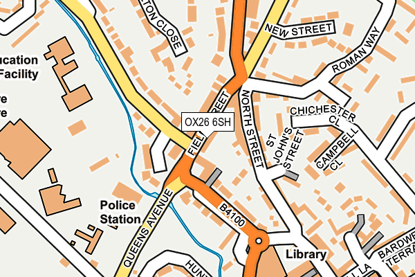 OX26 6SH map - OS OpenMap – Local (Ordnance Survey) OX26 6SH map - OS OpenMap – Local (Ordnance Survey)