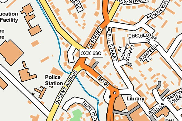 OX26 6SQ map - OS OpenMap – Local (Ordnance Survey) OX26 6SQ map - OS OpenMap – Local (Ordnance Survey)