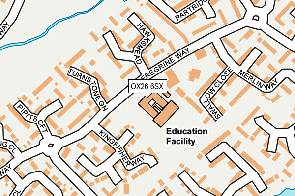 OX26 6SX map - OS OpenMap – Local (Ordnance Survey) OX26 6SX map - OS OpenMap – Local (Ordnance Survey)