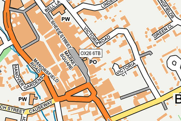OX26 6TB map - OS OpenMap – Local (Ordnance Survey) OX26 6TB map - OS OpenMap – Local (Ordnance Survey)