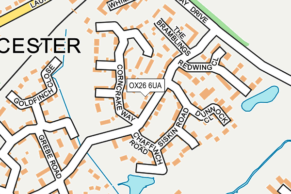 OX26 6UA map - OS OpenMap – Local (Ordnance Survey) OX26 6UA map - OS OpenMap – Local (Ordnance Survey)