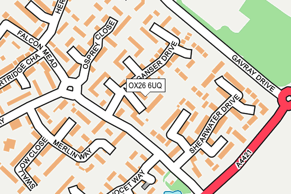 OX26 6UQ map - OS OpenMap – Local (Ordnance Survey) OX26 6UQ map - OS OpenMap – Local (Ordnance Survey)