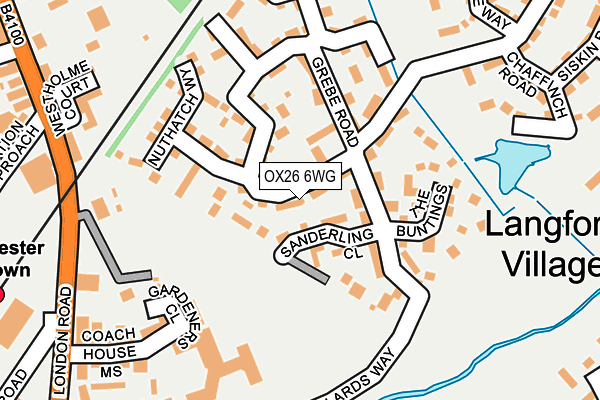 OX26 6WG map - OS OpenMap – Local (Ordnance Survey) OX26 6WG map - OS OpenMap – Local (Ordnance Survey)