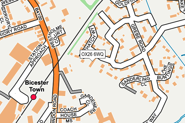 OX26 6WQ map - OS OpenMap – Local (Ordnance Survey) OX26 6WQ map - OS OpenMap – Local (Ordnance Survey)