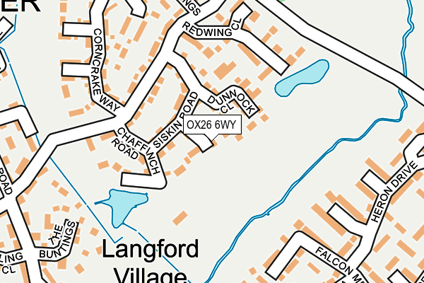 OX26 6WY map - OS OpenMap – Local (Ordnance Survey) OX26 6WY map - OS OpenMap – Local (Ordnance Survey)