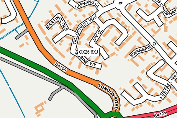 OX26 6XJ map - OS OpenMap – Local (Ordnance Survey) OX26 6XJ map - OS OpenMap – Local (Ordnance Survey)