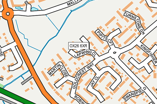 OX26 6XR map - OS OpenMap – Local (Ordnance Survey) OX26 6XR map - OS OpenMap – Local (Ordnance Survey)