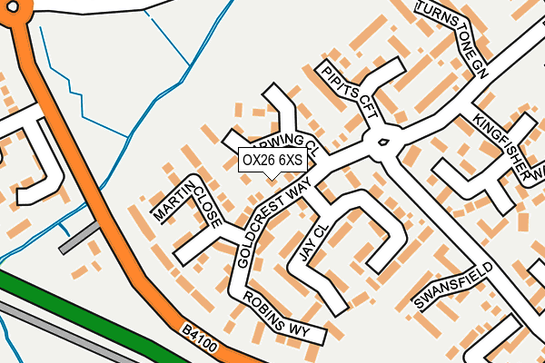 OX26 6XS map - OS OpenMap – Local (Ordnance Survey) OX26 6XS map - OS OpenMap – Local (Ordnance Survey)