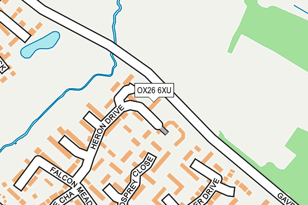 OX26 6XU map - OS OpenMap – Local (Ordnance Survey) OX26 6XU map - OS OpenMap – Local (Ordnance Survey)