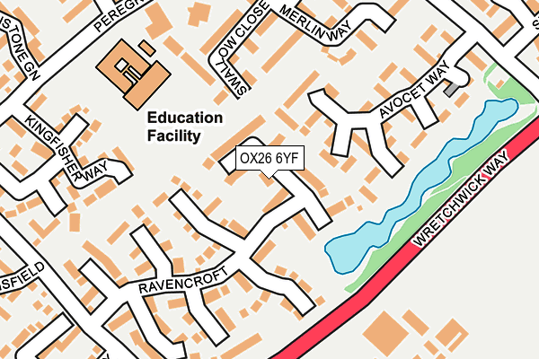 OX26 6YF map - OS OpenMap – Local (Ordnance Survey) OX26 6YF map - OS OpenMap – Local (Ordnance Survey)