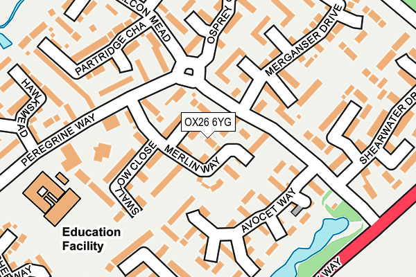 OX26 6YG map - OS OpenMap – Local (Ordnance Survey) OX26 6YG map - OS OpenMap – Local (Ordnance Survey)