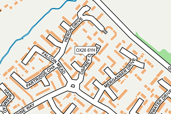 OX26 6YH map - OS OpenMap – Local (Ordnance Survey) OX26 6YH map - OS OpenMap – Local (Ordnance Survey)