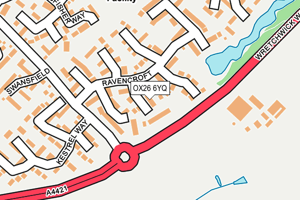 OX26 6YQ map - OS OpenMap – Local (Ordnance Survey) OX26 6YQ map - OS OpenMap – Local (Ordnance Survey)