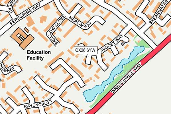 OX26 6YW map - OS OpenMap – Local (Ordnance Survey) OX26 6YW map - OS OpenMap – Local (Ordnance Survey)