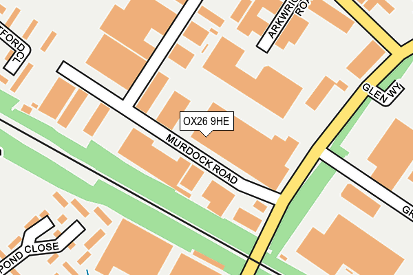 OX26 9HE map - OS OpenMap – Local (Ordnance Survey) OX26 9HE map - OS OpenMap – Local (Ordnance Survey)