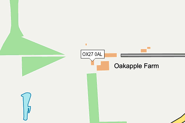 OX27 0AL map - OS OpenMap – Local (Ordnance Survey) OX27 0AL map - OS OpenMap – Local (Ordnance Survey)