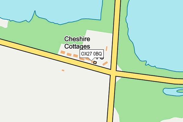 OX27 0BQ map - OS OpenMap – Local (Ordnance Survey) OX27 0BQ map - OS OpenMap – Local (Ordnance Survey)
