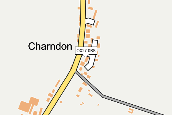 OX27 0BS map - OS OpenMap – Local (Ordnance Survey) OX27 0BS map - OS OpenMap – Local (Ordnance Survey)