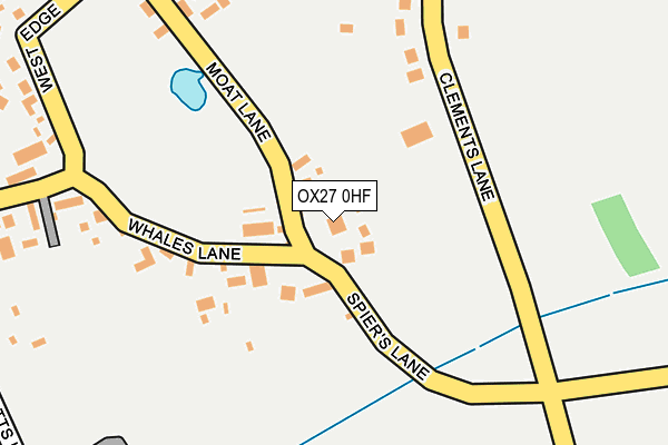 OX27 0HF map - OS OpenMap – Local (Ordnance Survey) OX27 0HF map - OS OpenMap – Local (Ordnance Survey)