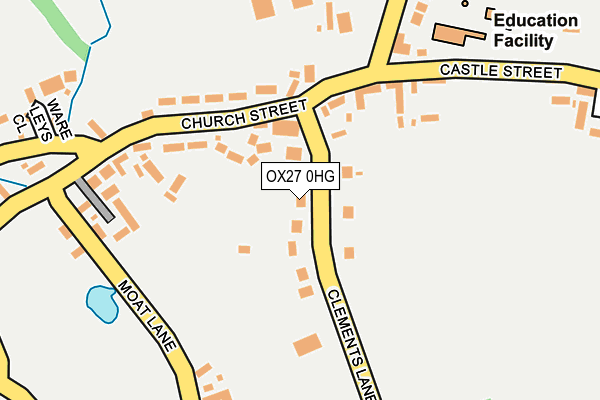 OX27 0HG map - OS OpenMap – Local (Ordnance Survey) OX27 0HG map - OS OpenMap – Local (Ordnance Survey)