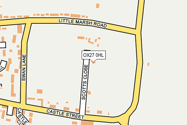 OX27 0HL map - OS OpenMap – Local (Ordnance Survey) OX27 0HL map - OS OpenMap – Local (Ordnance Survey)