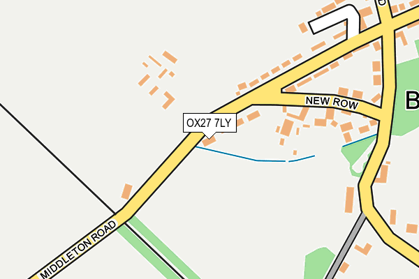 OX27 7LY map - OS OpenMap – Local (Ordnance Survey) OX27 7LY map - OS OpenMap – Local (Ordnance Survey)