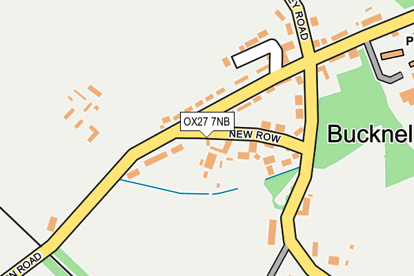 OX27 7NB map - OS OpenMap – Local (Ordnance Survey) OX27 7NB map - OS OpenMap – Local (Ordnance Survey)