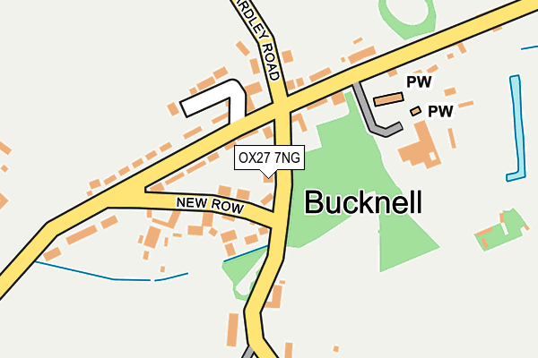 OX27 7NG map - OS OpenMap – Local (Ordnance Survey) OX27 7NG map - OS OpenMap – Local (Ordnance Survey)