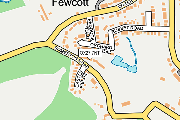 OX27 7NT map - OS OpenMap – Local (Ordnance Survey) OX27 7NT map - OS OpenMap – Local (Ordnance Survey)