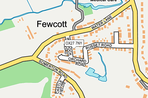 OX27 7NY map - OS OpenMap – Local (Ordnance Survey) OX27 7NY map - OS OpenMap – Local (Ordnance Survey)