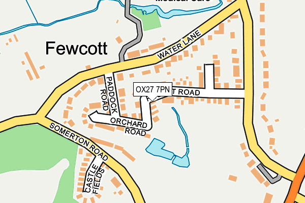 OX27 7PN map - OS OpenMap – Local (Ordnance Survey) OX27 7PN map - OS OpenMap – Local (Ordnance Survey)