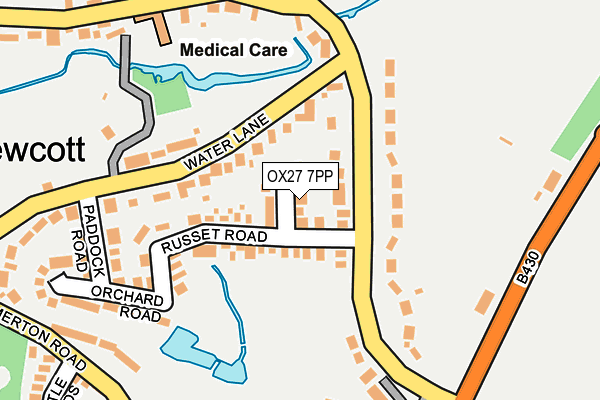 OX27 7PP map - OS OpenMap – Local (Ordnance Survey) OX27 7PP map - OS OpenMap – Local (Ordnance Survey)