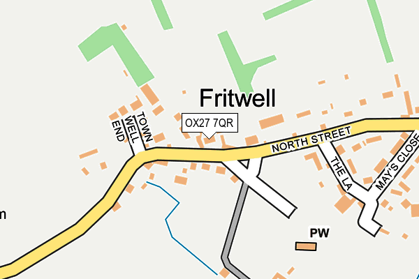OX27 7QR map - OS OpenMap – Local (Ordnance Survey) OX27 7QR map - OS OpenMap – Local (Ordnance Survey)