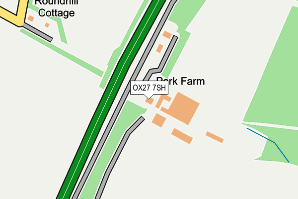 OX27 7SH map - OS OpenMap – Local (Ordnance Survey)