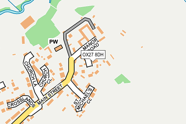 OX27 8DH map - OS OpenMap – Local (Ordnance Survey) OX27 8DH map - OS OpenMap – Local (Ordnance Survey)