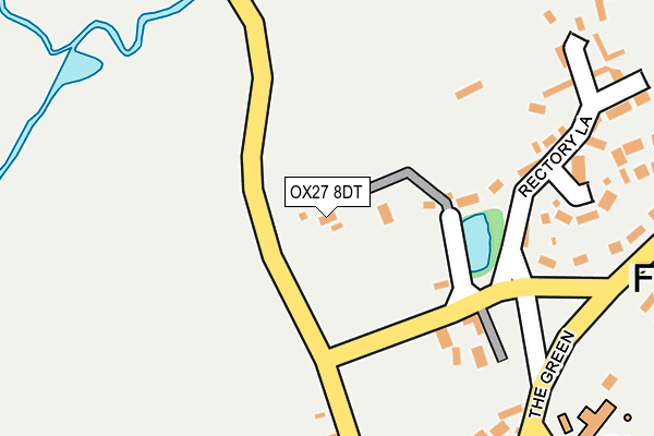 OX27 8DT map - OS OpenMap – Local (Ordnance Survey) OX27 8DT map - OS OpenMap – Local (Ordnance Survey)