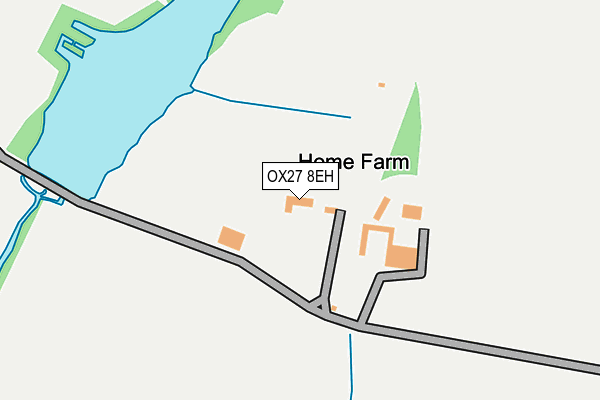 OX27 8EH map - OS OpenMap – Local (Ordnance Survey) OX27 8EH map - OS OpenMap – Local (Ordnance Survey)
