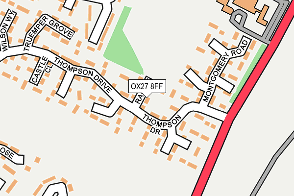 OX27 8FF map - OS OpenMap – Local (Ordnance Survey) OX27 8FF map - OS OpenMap – Local (Ordnance Survey)