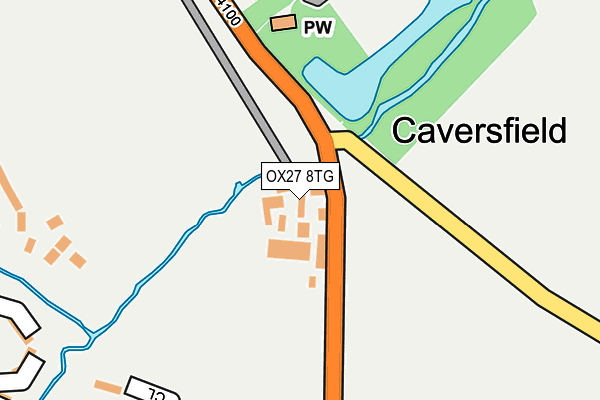 OX27 8TG map - OS OpenMap – Local (Ordnance Survey) OX27 8TG map - OS OpenMap – Local (Ordnance Survey)