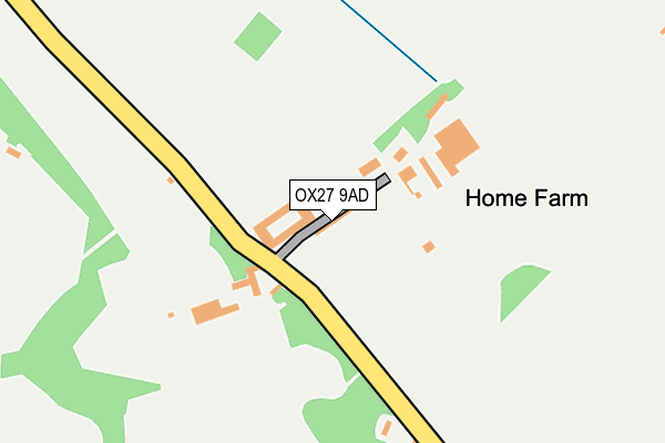 OX27 9AD map - OS OpenMap – Local (Ordnance Survey) OX27 9AD map - OS OpenMap – Local (Ordnance Survey)