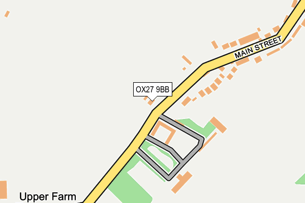 OX27 9BB map - OS OpenMap – Local (Ordnance Survey) OX27 9BB map - OS OpenMap – Local (Ordnance Survey)