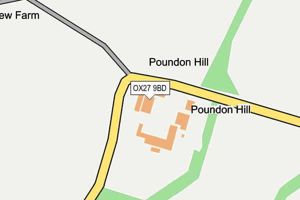 OX27 9BD map - OS OpenMap – Local (Ordnance Survey) OX27 9BD map - OS OpenMap – Local (Ordnance Survey)