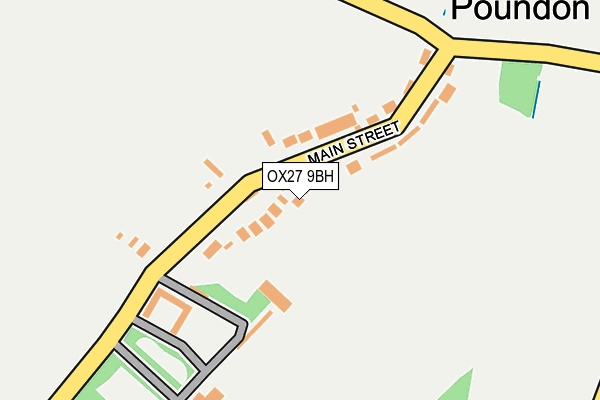 OX27 9BH map - OS OpenMap – Local (Ordnance Survey) OX27 9BH map - OS OpenMap – Local (Ordnance Survey)