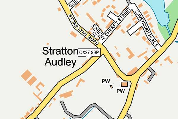 OX27 9BP map - OS OpenMap – Local (Ordnance Survey) OX27 9BP map - OS OpenMap – Local (Ordnance Survey)