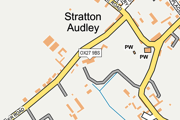 OX27 9BS map - OS OpenMap – Local (Ordnance Survey) OX27 9BS map - OS OpenMap – Local (Ordnance Survey)